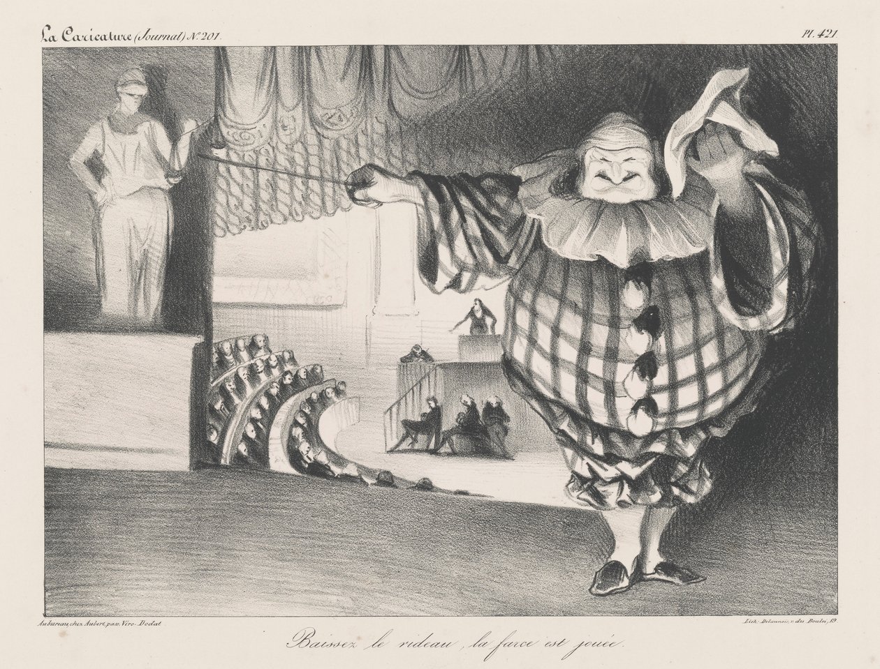 Spusťte oponu, fraška skončila od Honoré Daumier
