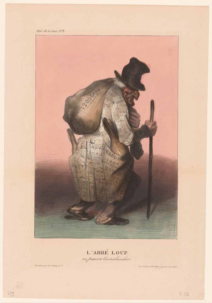Baron Joseph-Dominique Louis jako chudý pašerák L