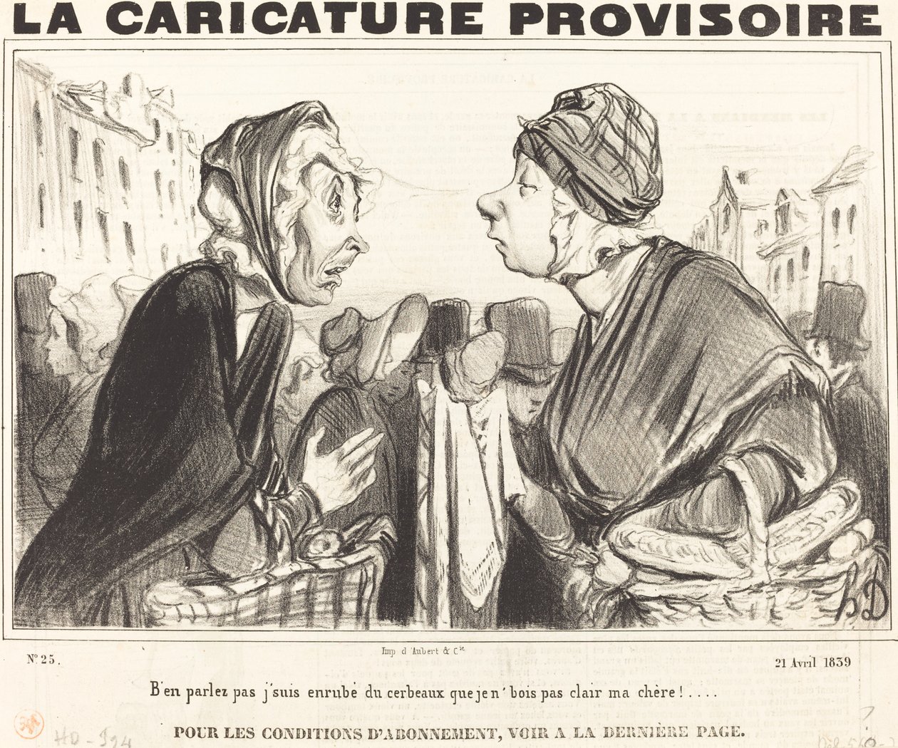 Nemluv o tom, jsem pokrytý mozkem... od Honoré Daumier