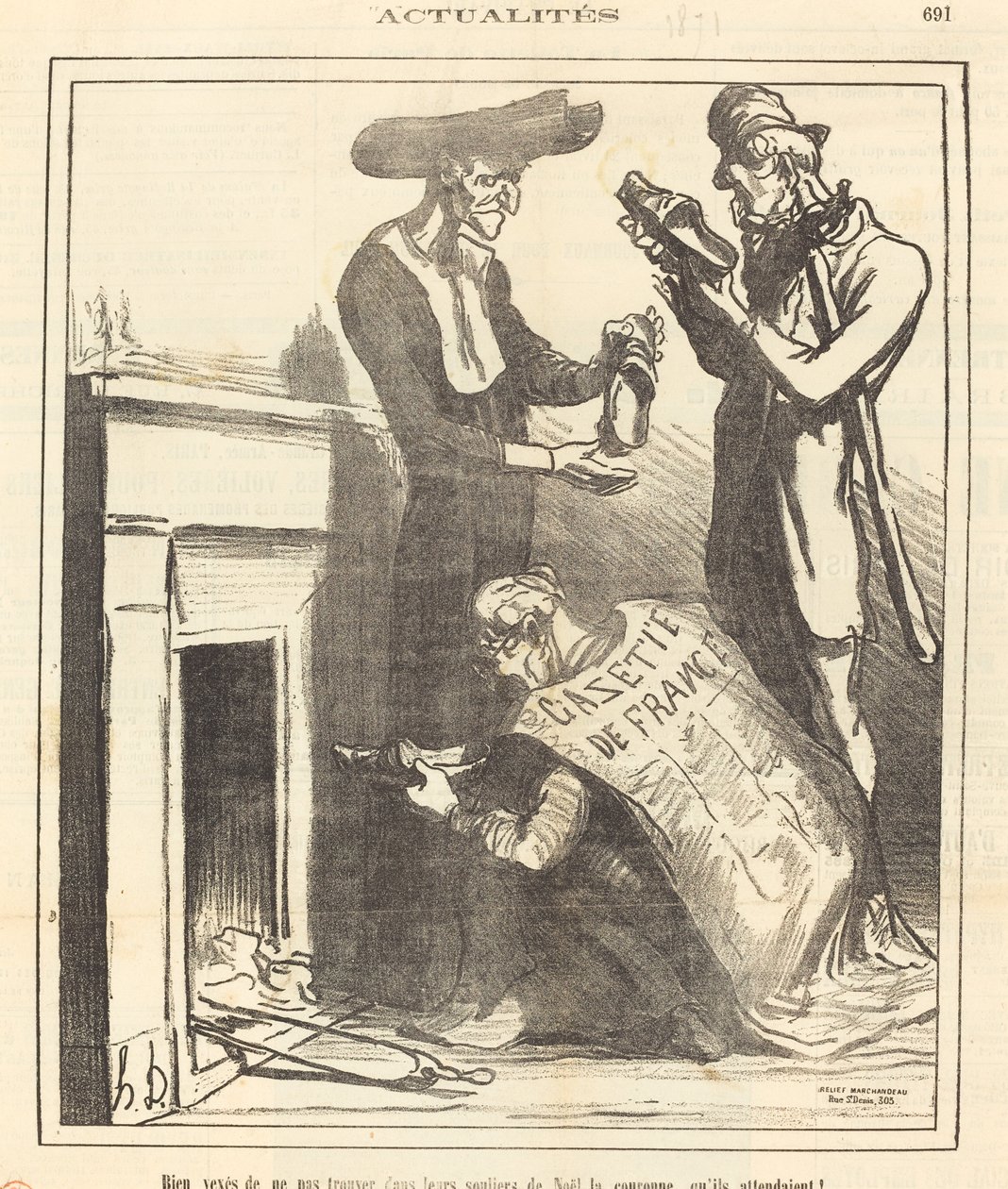 Velmi naštvaný, že jsem nenašel... korunu... od Honoré Daumier