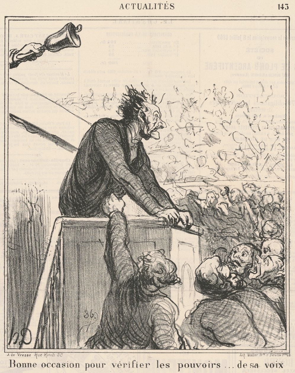 Dobrá příležitost ověřit... od Honoré Daumier