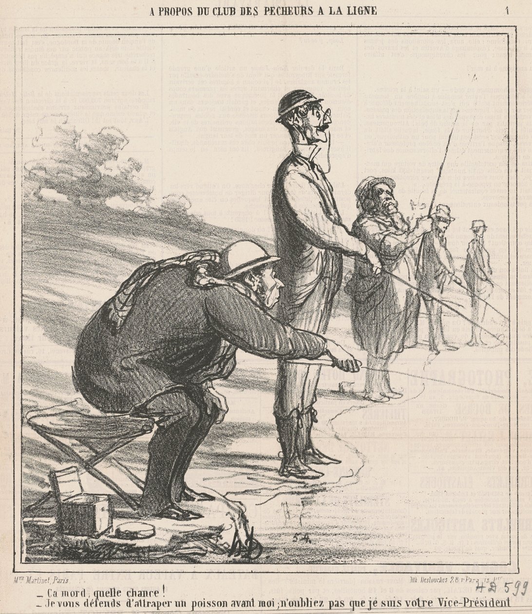 To kouše, jaké štěstí! bráním tě... od Honoré Daumier