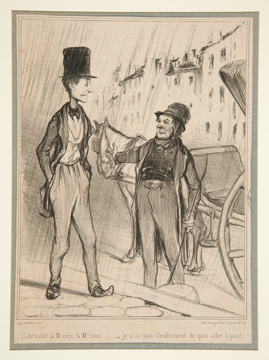 Kabriolet M od Honoré Daumier