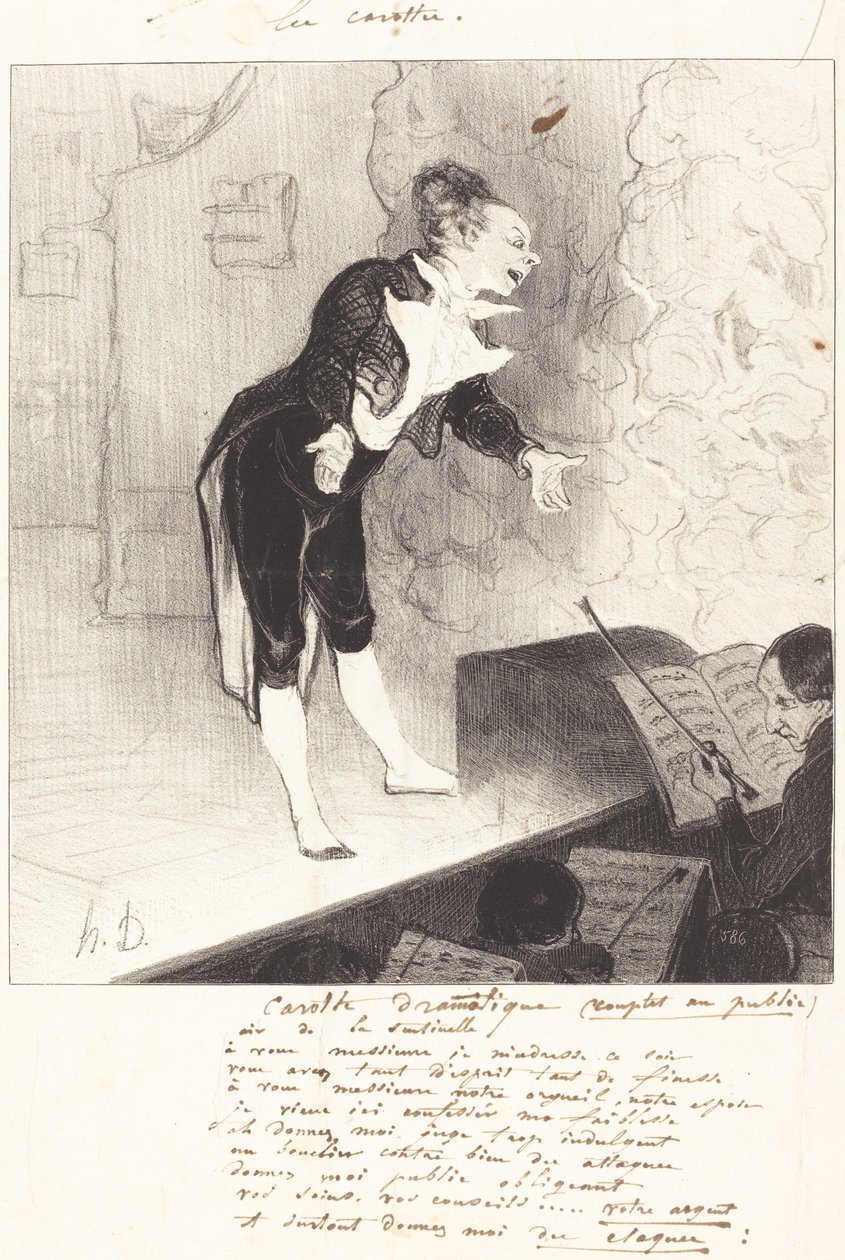 dramatická mrkev od Honoré Daumier