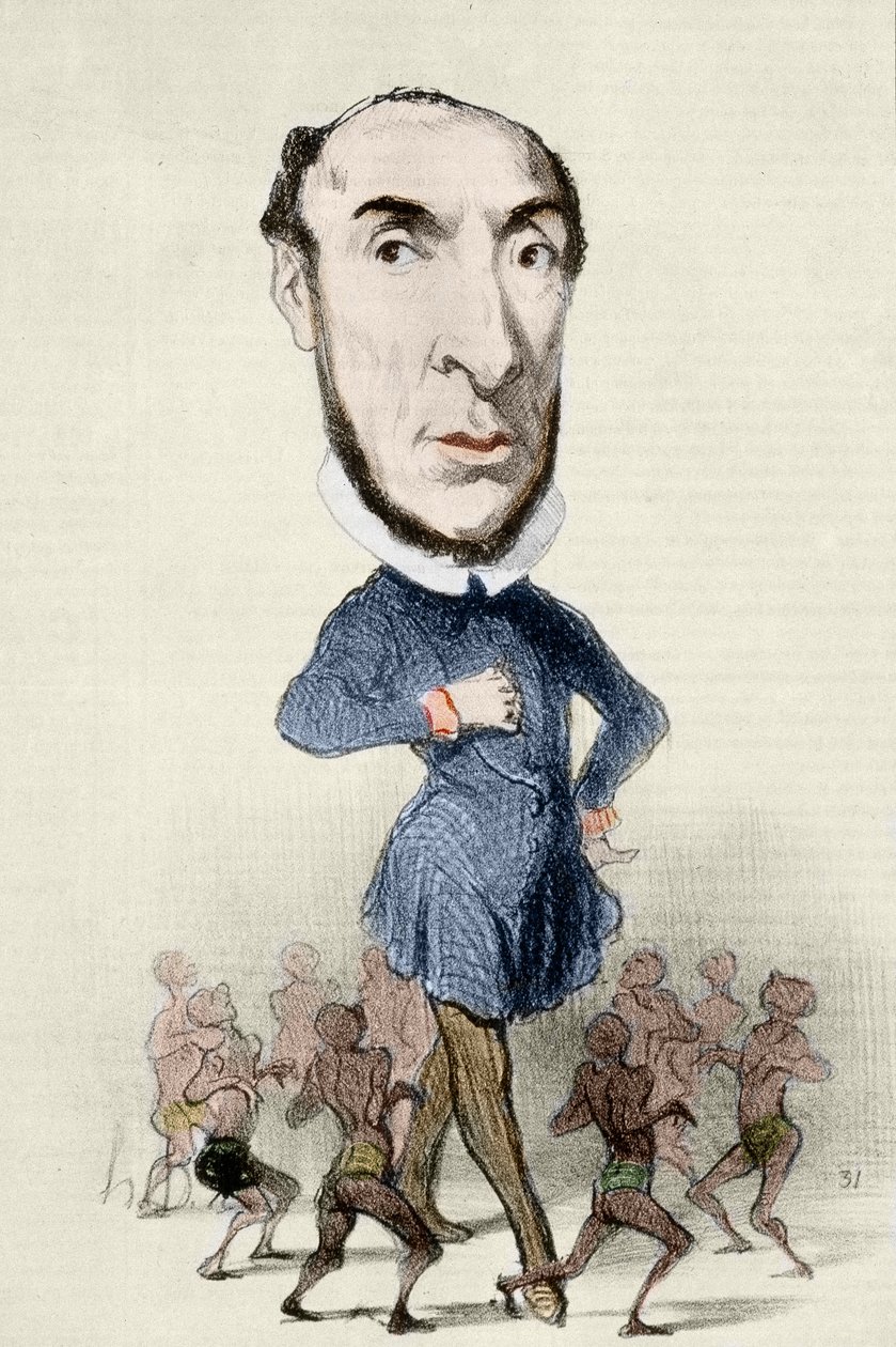 Kreslený film o Victoru Schoelcherovi (1804-1893) a zrušení otroctví - Honore Daumier. od Honoré Daumier