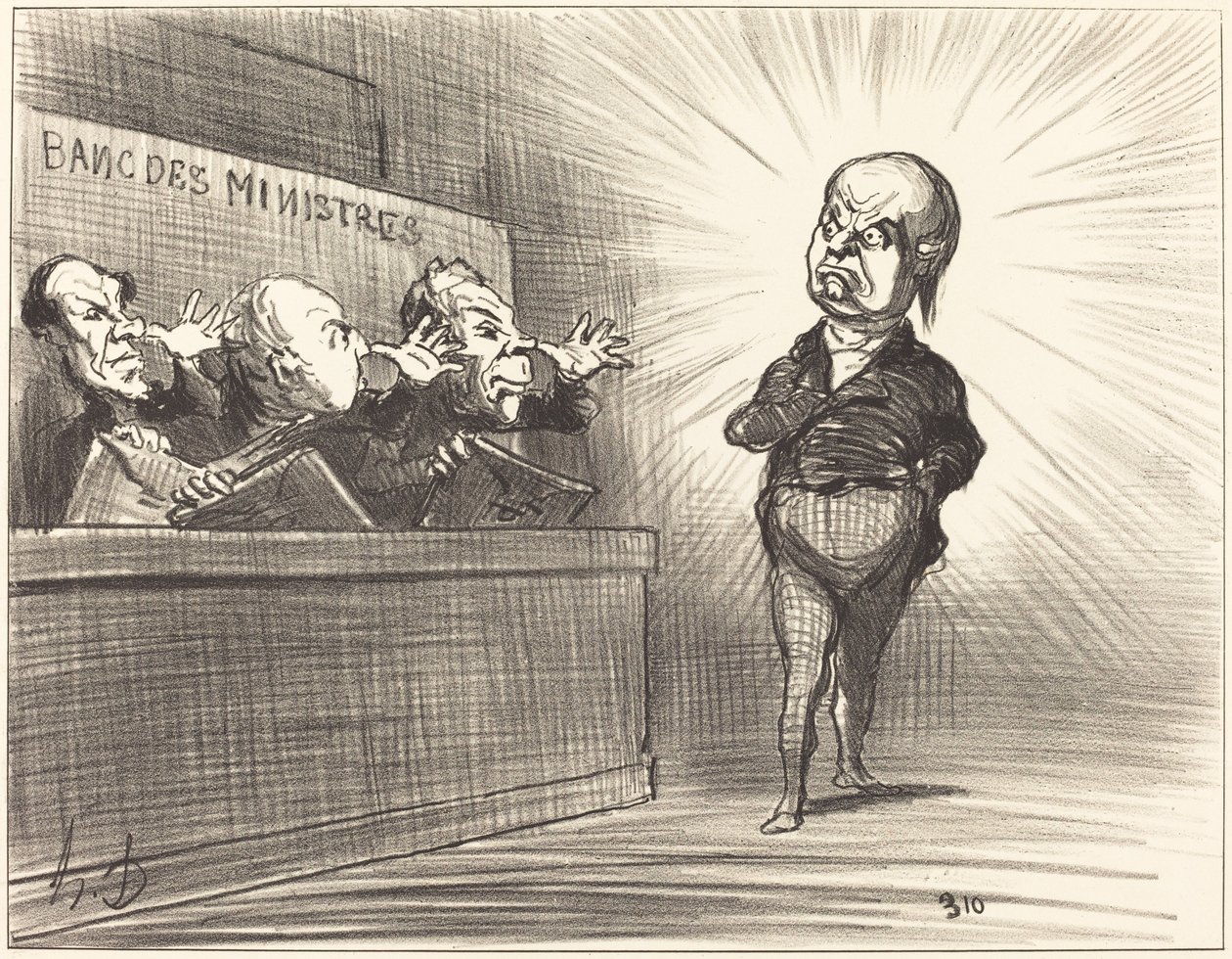 Ještě není ten čas... od Honoré Daumier