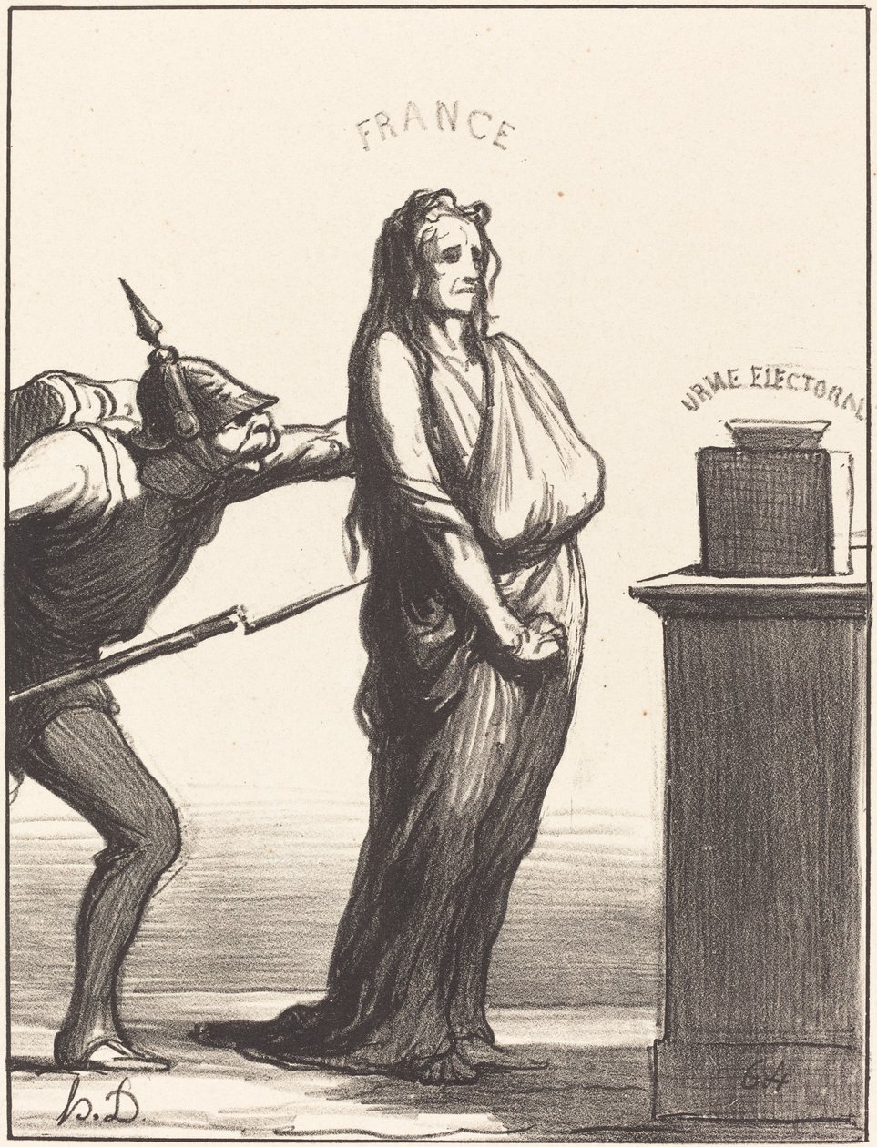 Jak by některé noviny říkaly... od Honoré Daumier