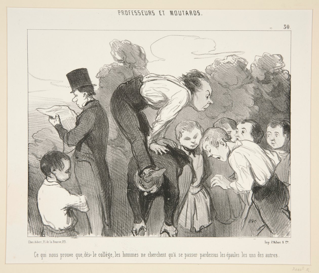 Což nám dokazuje, že z vysoké školy od Honoré Daumier