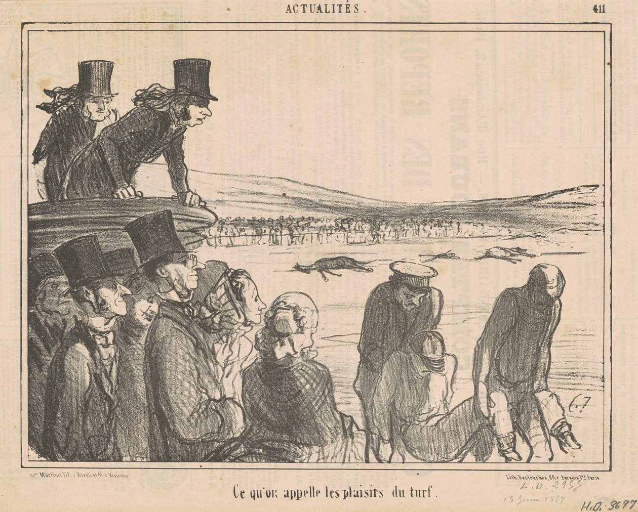 To, čemu říkáme potěšení z trávníku od Honoré Daumier