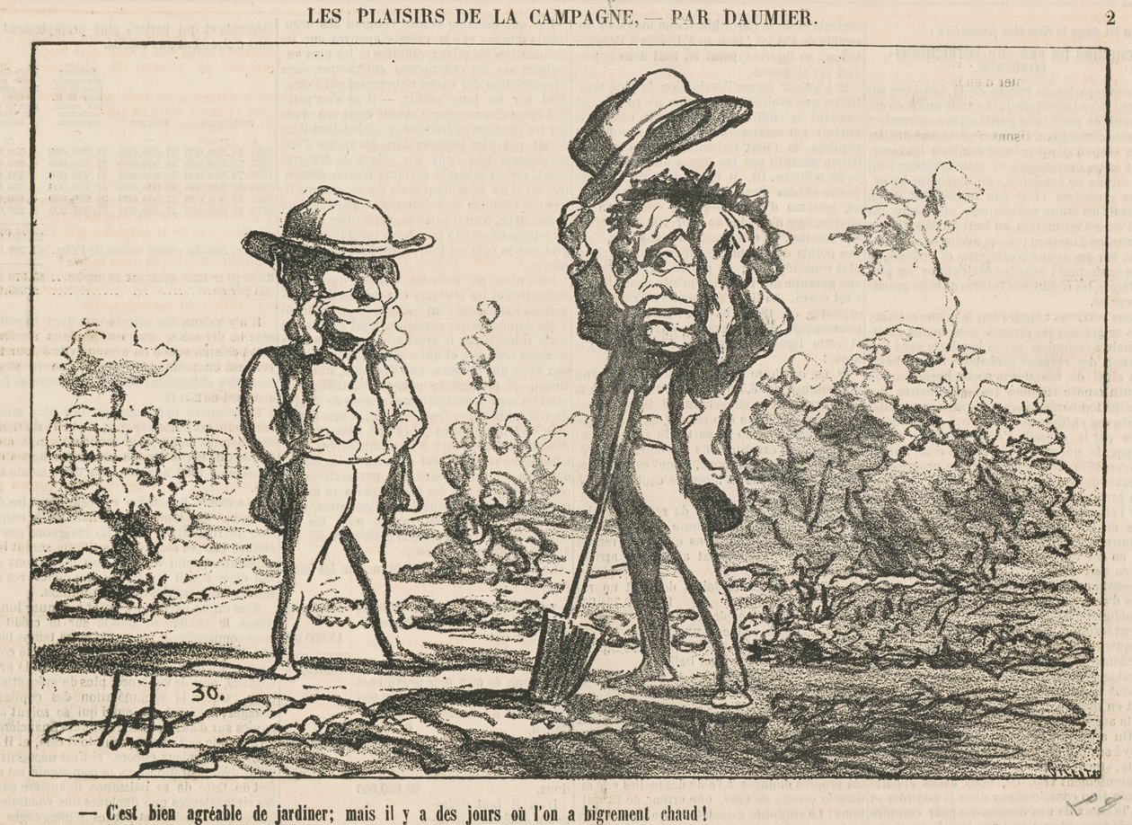 Je to hezké na zahradu od Honoré Daumier