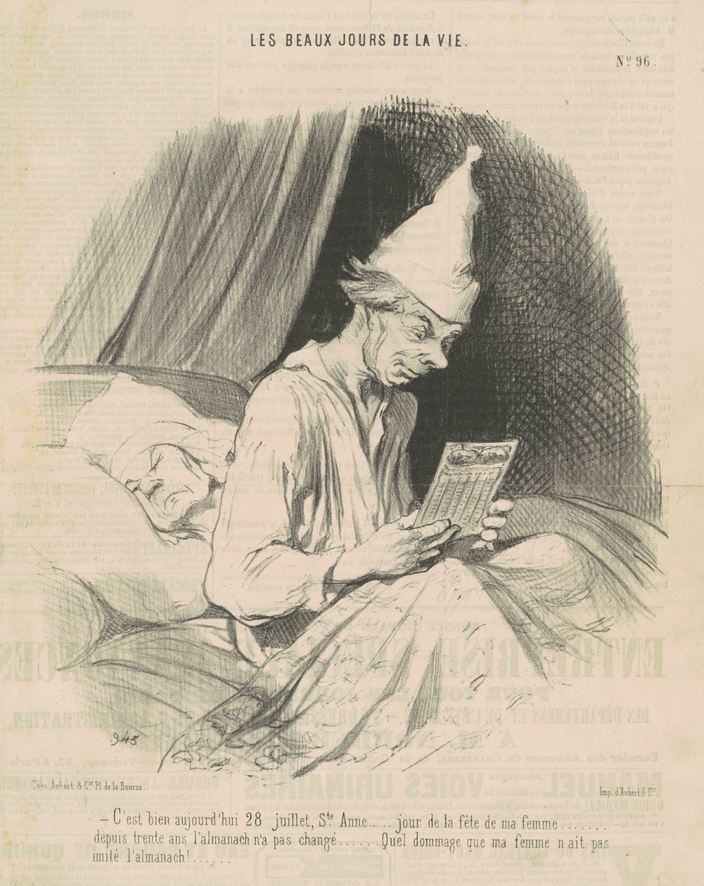 Dnes 28. července je dobře... od Honoré Daumier