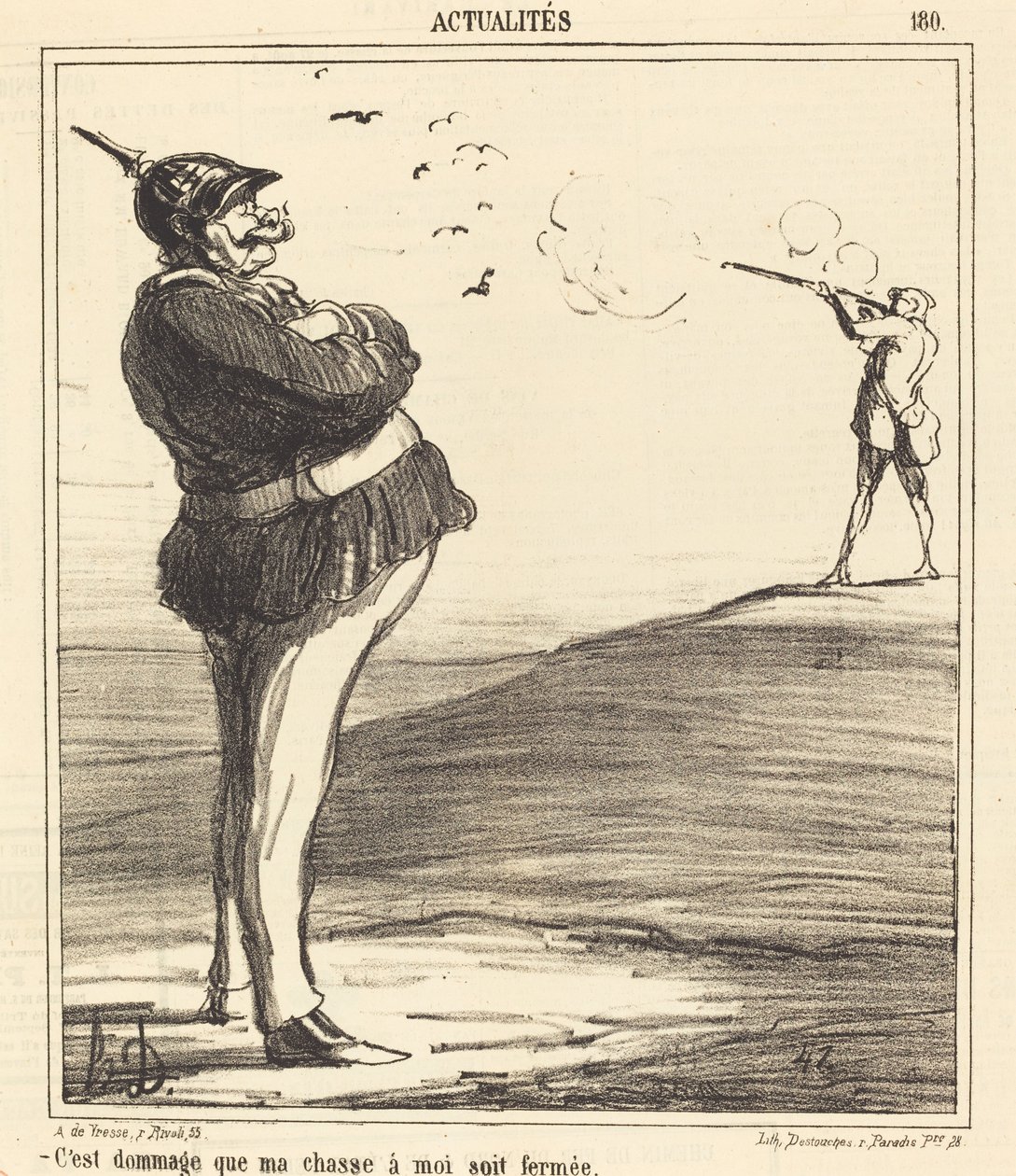 Je škoda, že můj hon na mě skončil od Honoré Daumier