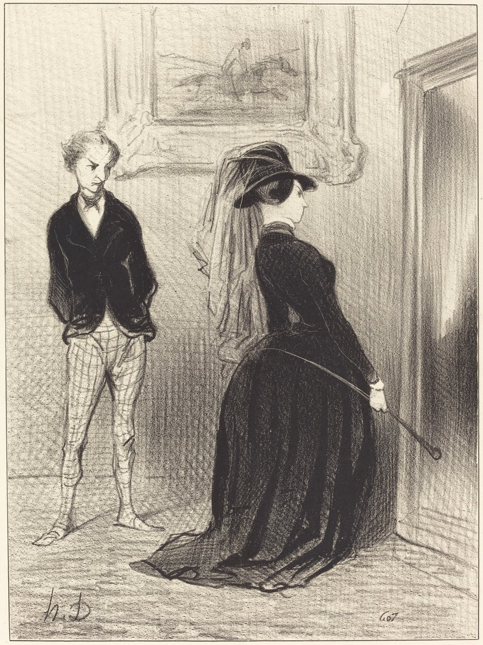 Je to zvláštní... nenapadá mě víc nápadů... než... od Honoré Daumier