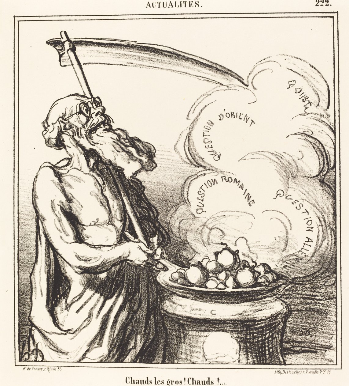Velcí kluci žhaví! horký!... od Honoré Daumier