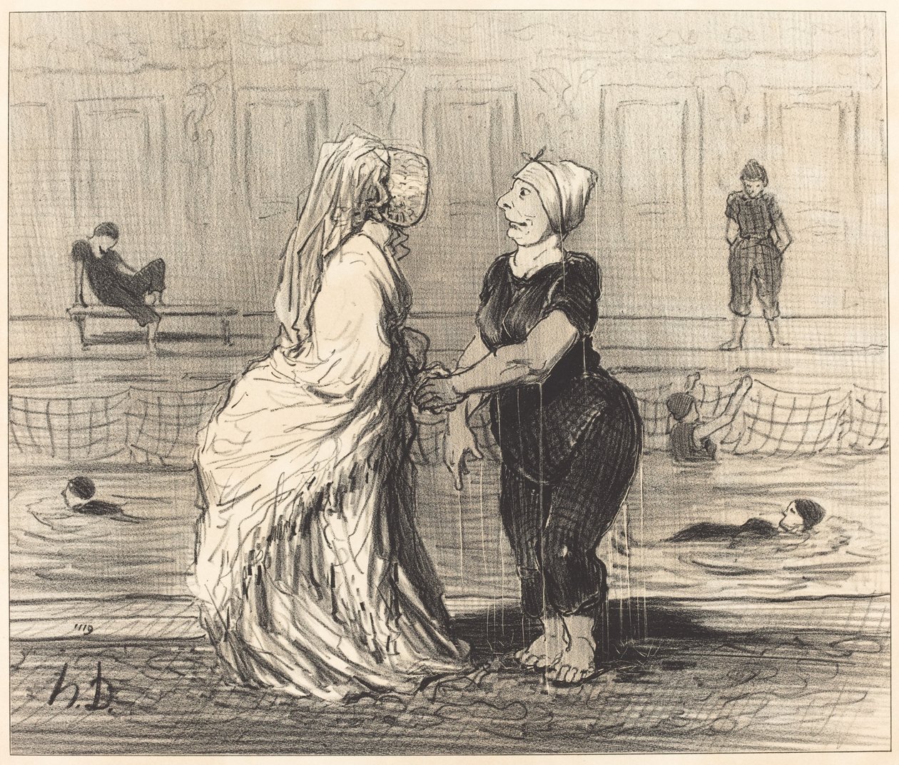 Vážená baronko, blahopřeji vám... od Honoré Daumier