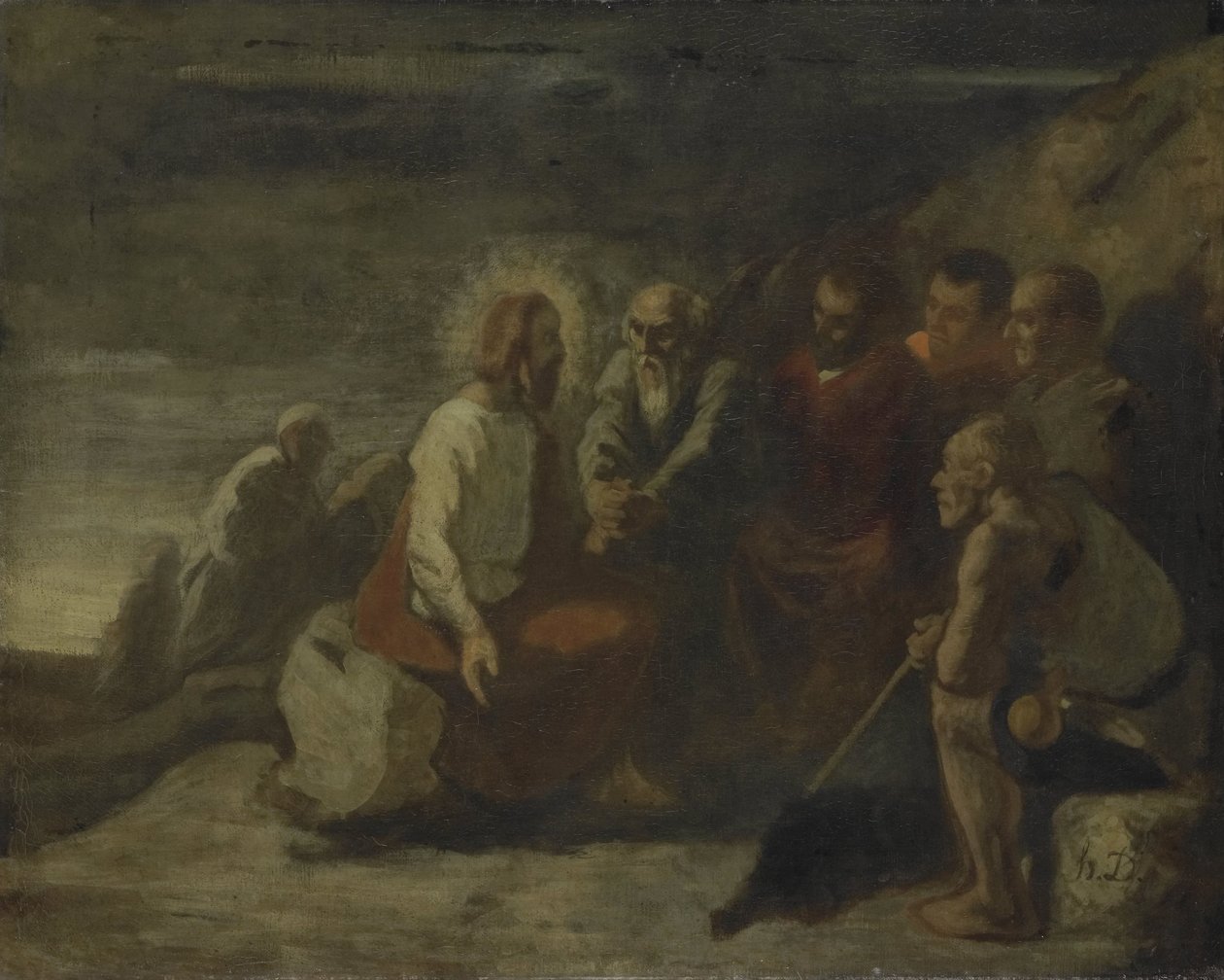 Kristus a jeho učedníci od Honoré Daumier