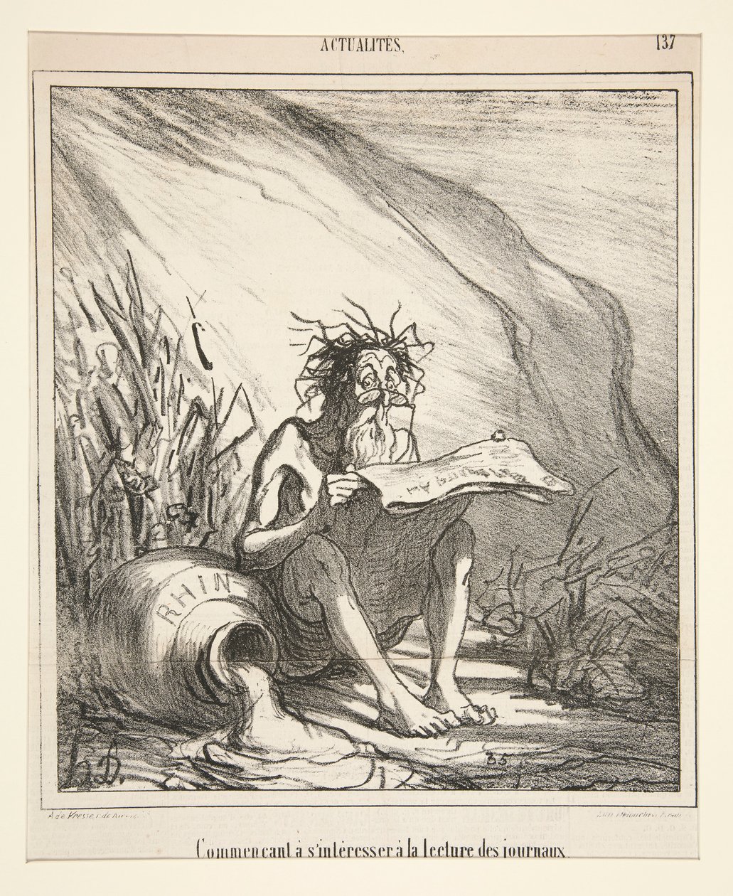 Začátečník a s od Honoré Daumier