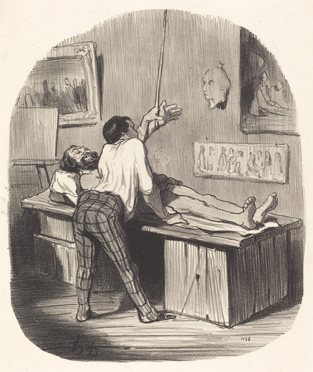 Jak to Saint-Gervais vzal... od Honoré Daumier