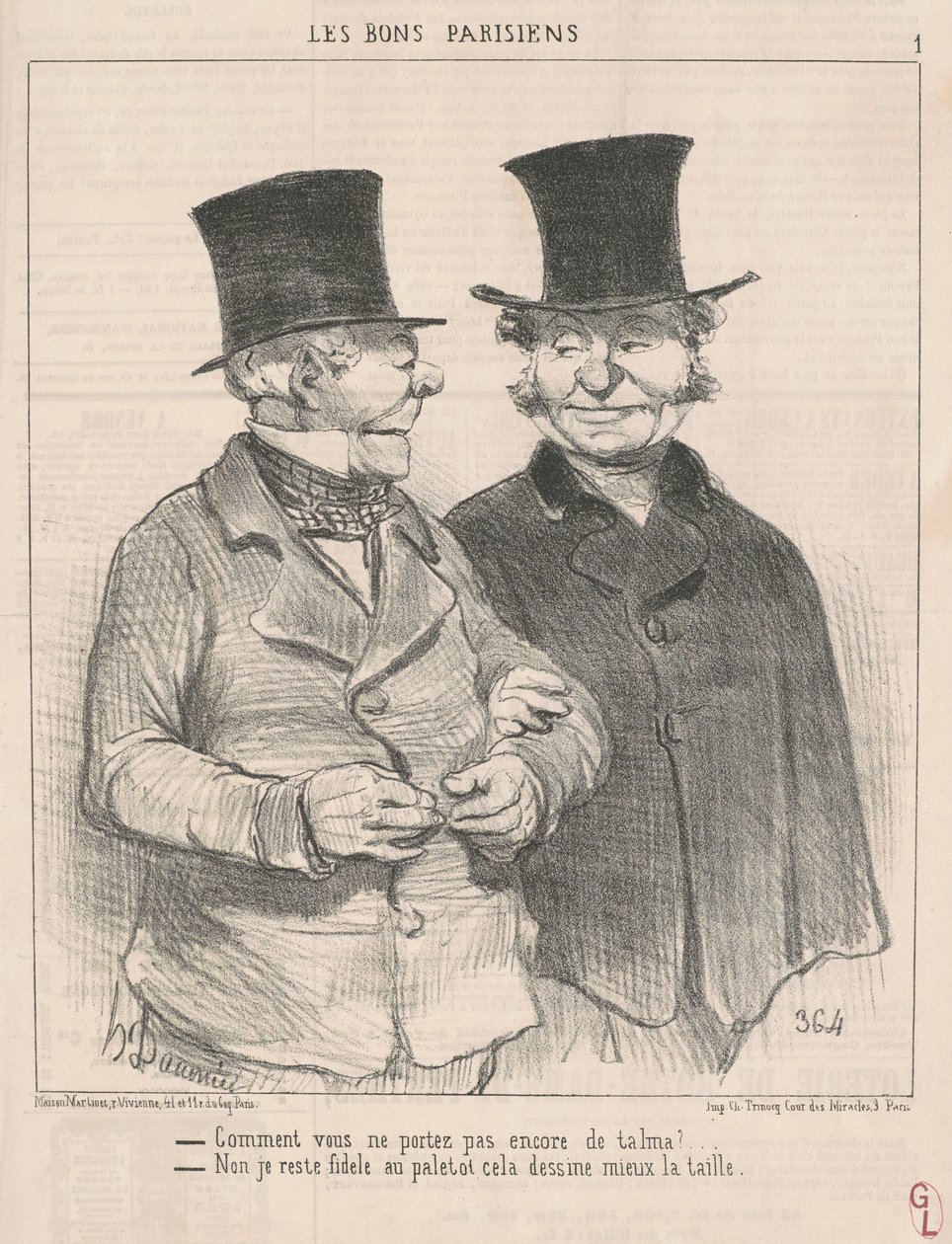 Jak to, že ještě nenosíš talmu? ... od Honoré Daumier