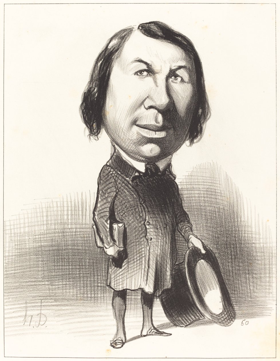 hrabě z Montalembertu od Honoré Daumier