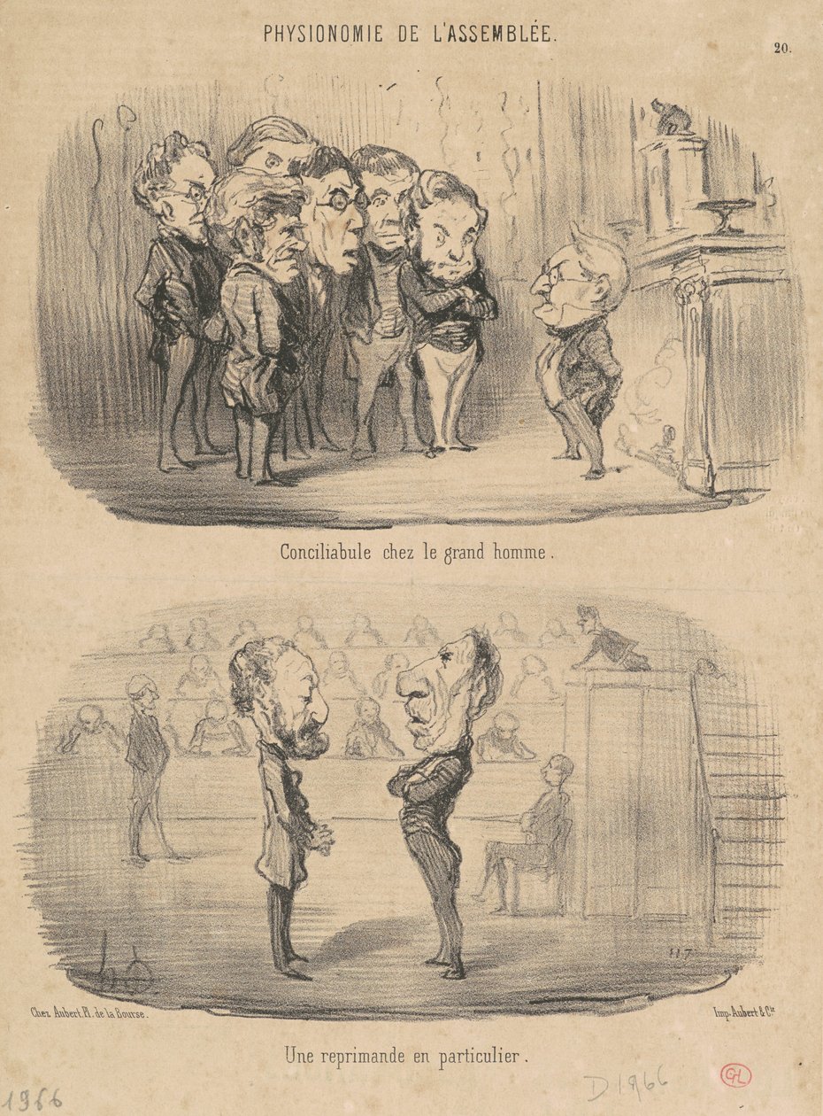 Smír s velkým mužem od Honoré Daumier