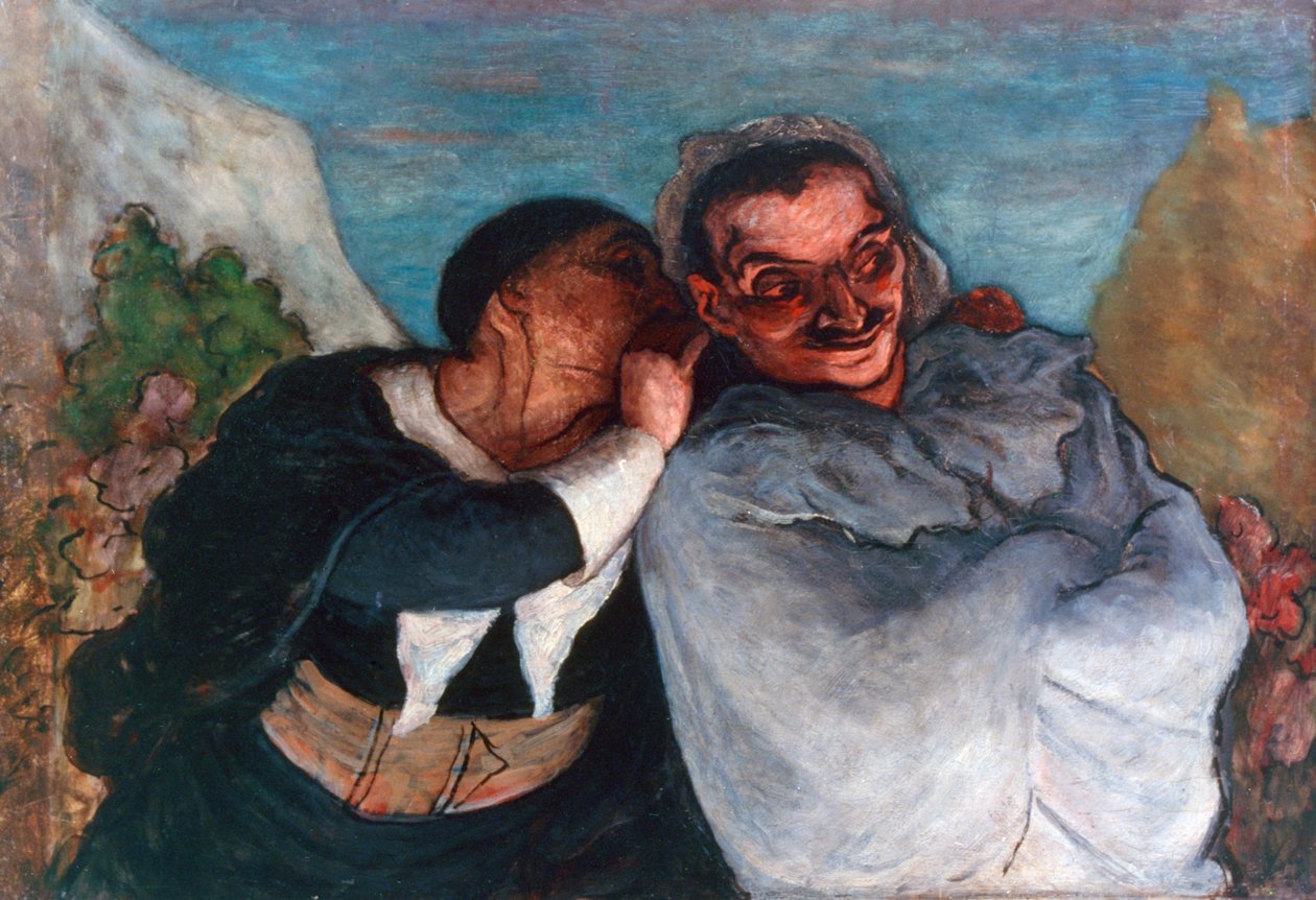 Crispin a Scapin, c1863-1865 od Honoré Daumier