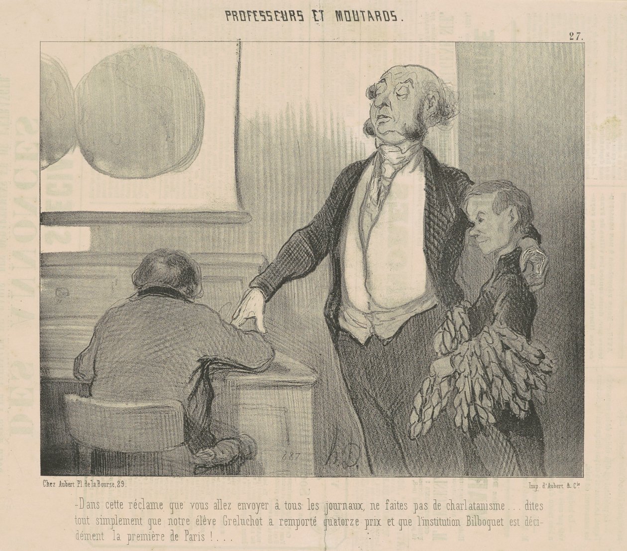 V tomto inzerátu, který budete posílat... od Honoré Daumier