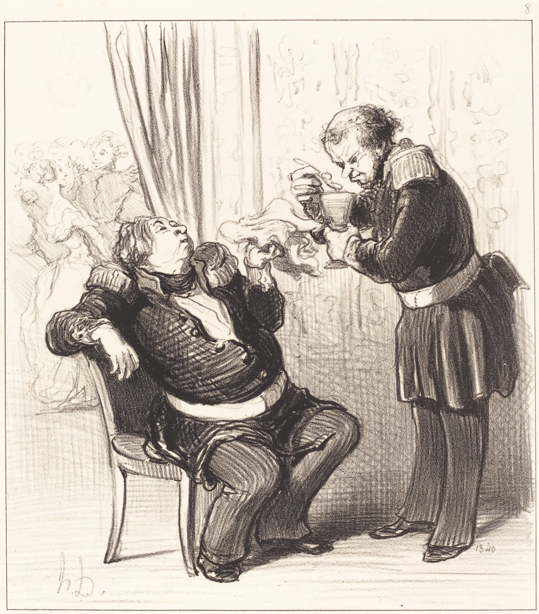 Rozhodně se příliš bavíme, Guillocharde!... od Honoré Daumier