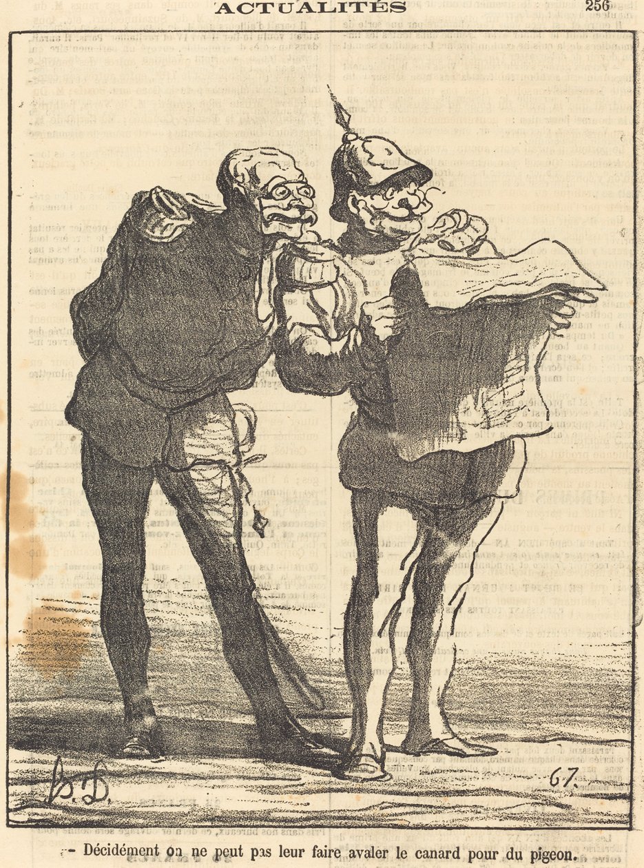 Evidentně nemůžeme... od Honoré Daumier