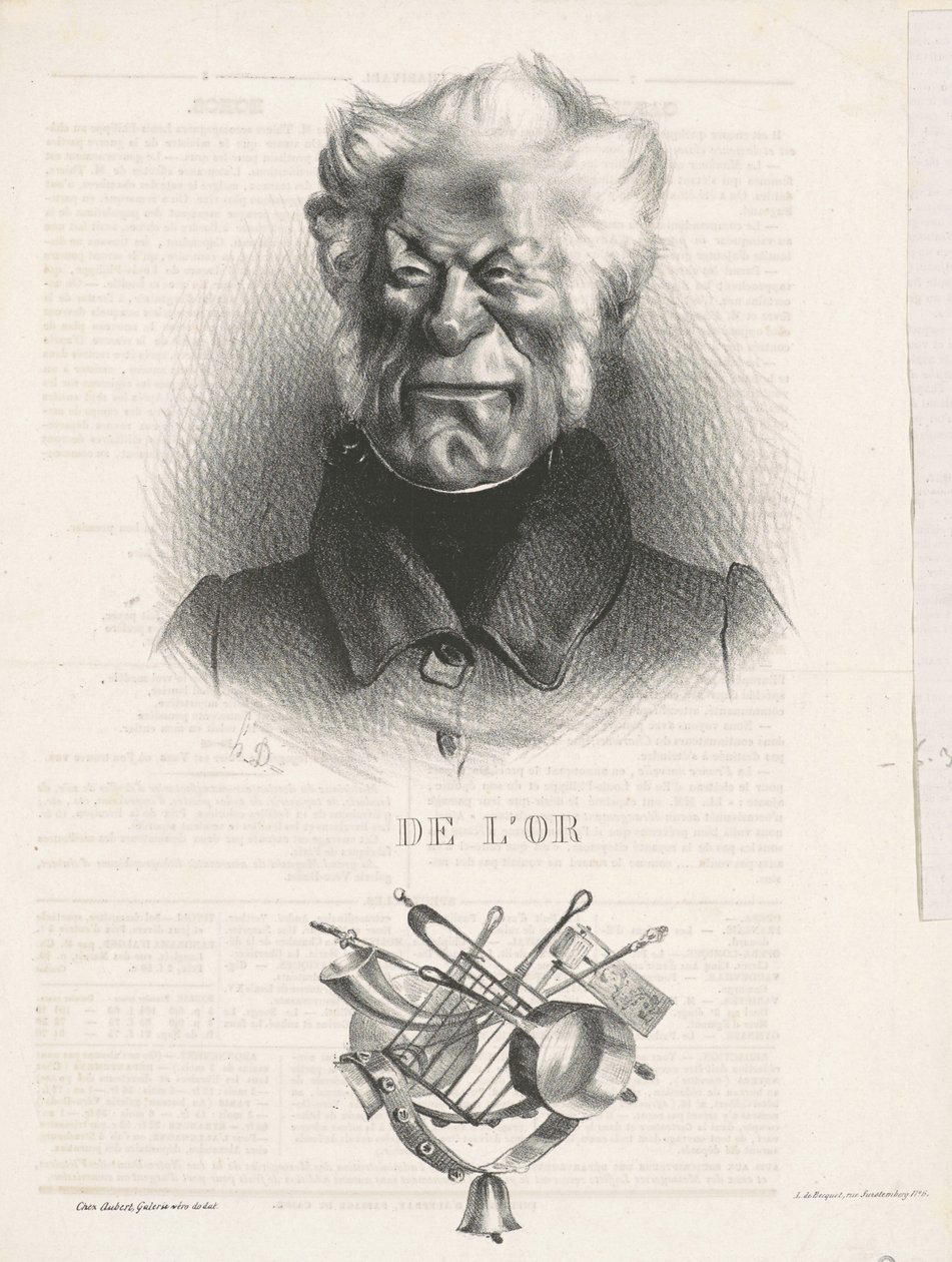 Zlato (J. -Ant. -Adrien Delort) od Honoré Daumier