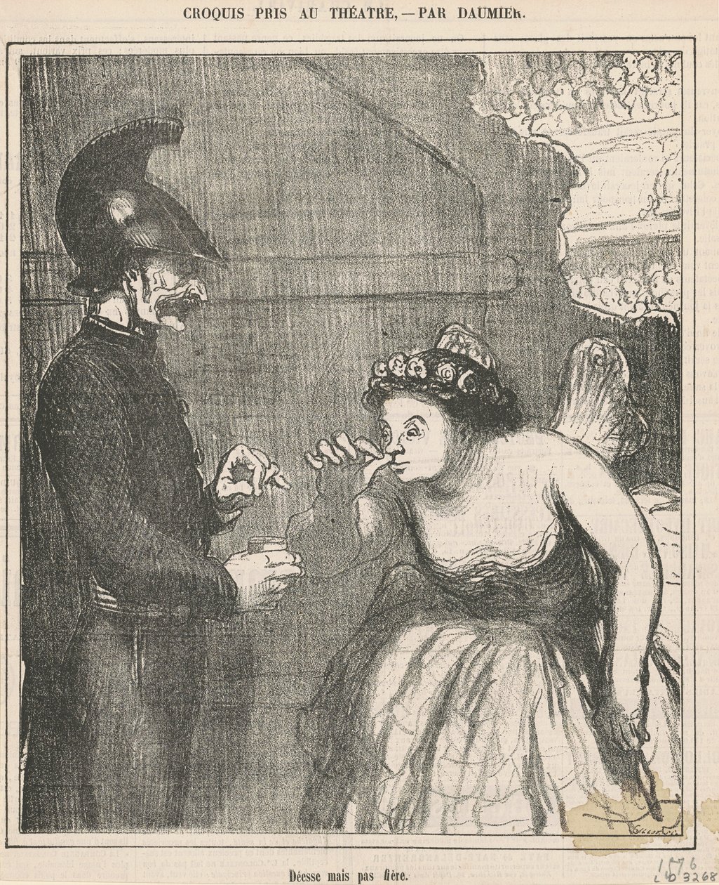 Bohyně, ale ne pyšná od Honoré Daumier
