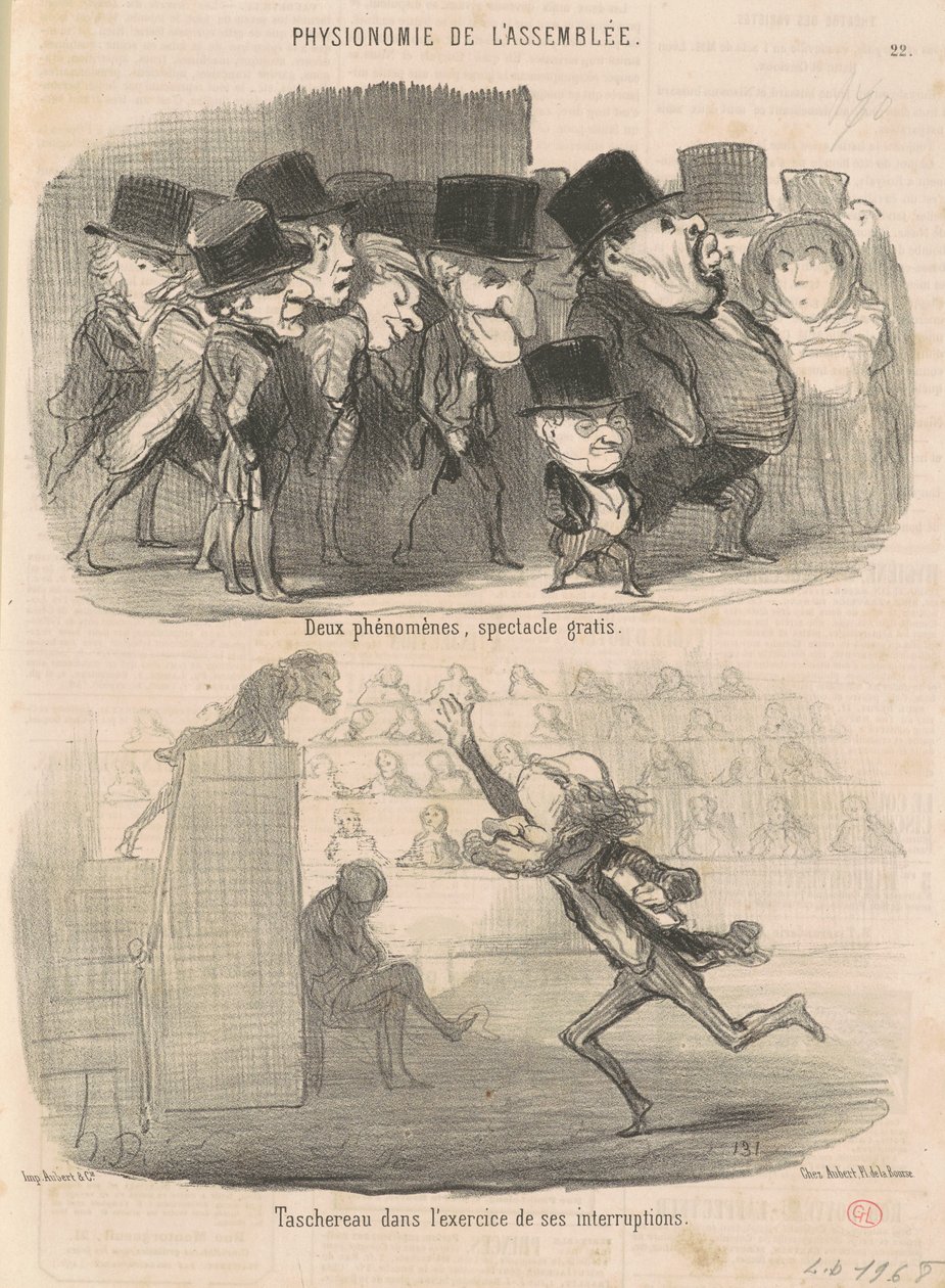 Dva fenomény, volná show... od Honoré Daumier