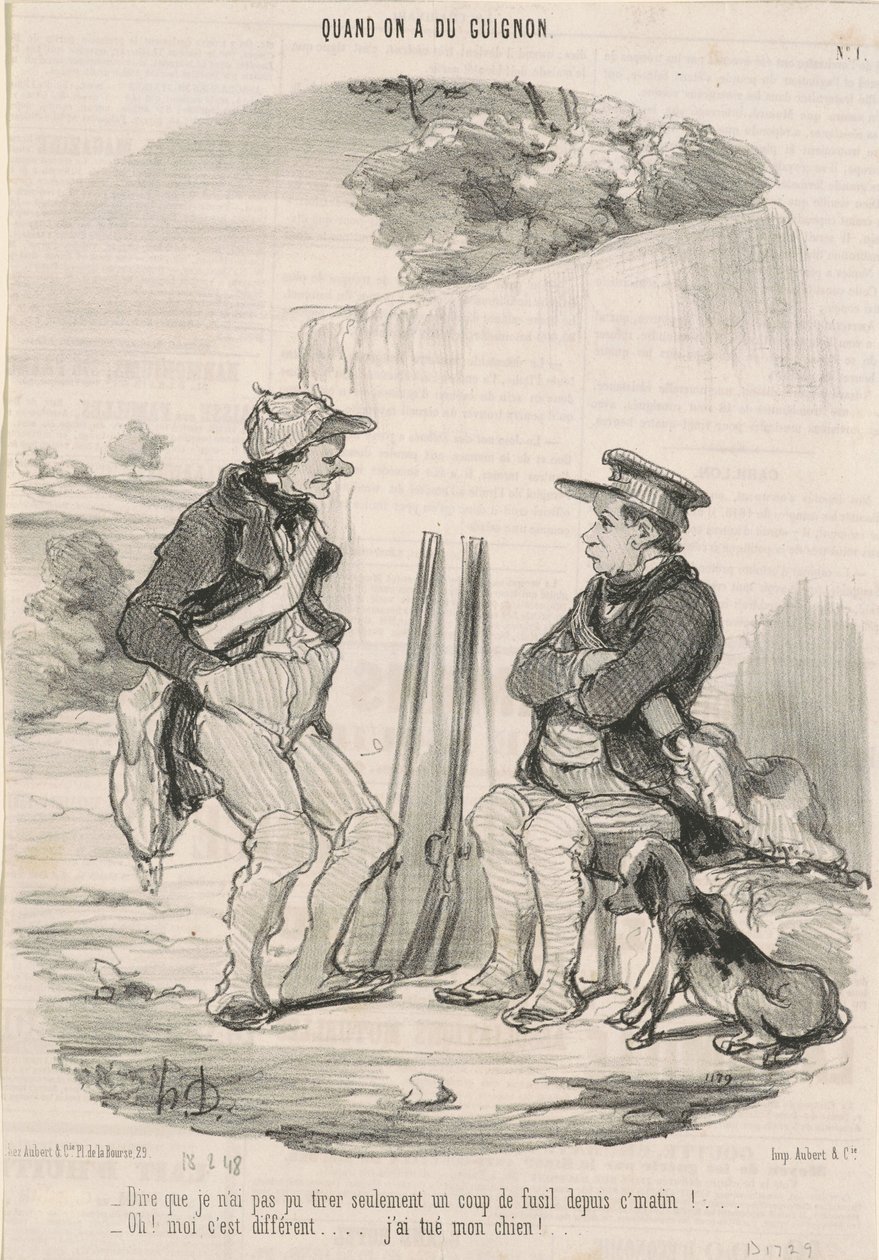 Říct, že jsem nemohl střílet... od Honoré Daumier