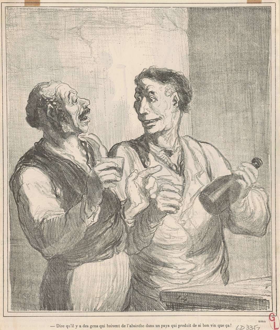 Říct, že existují lidé, kteří pijí absint... od Honoré Daumier