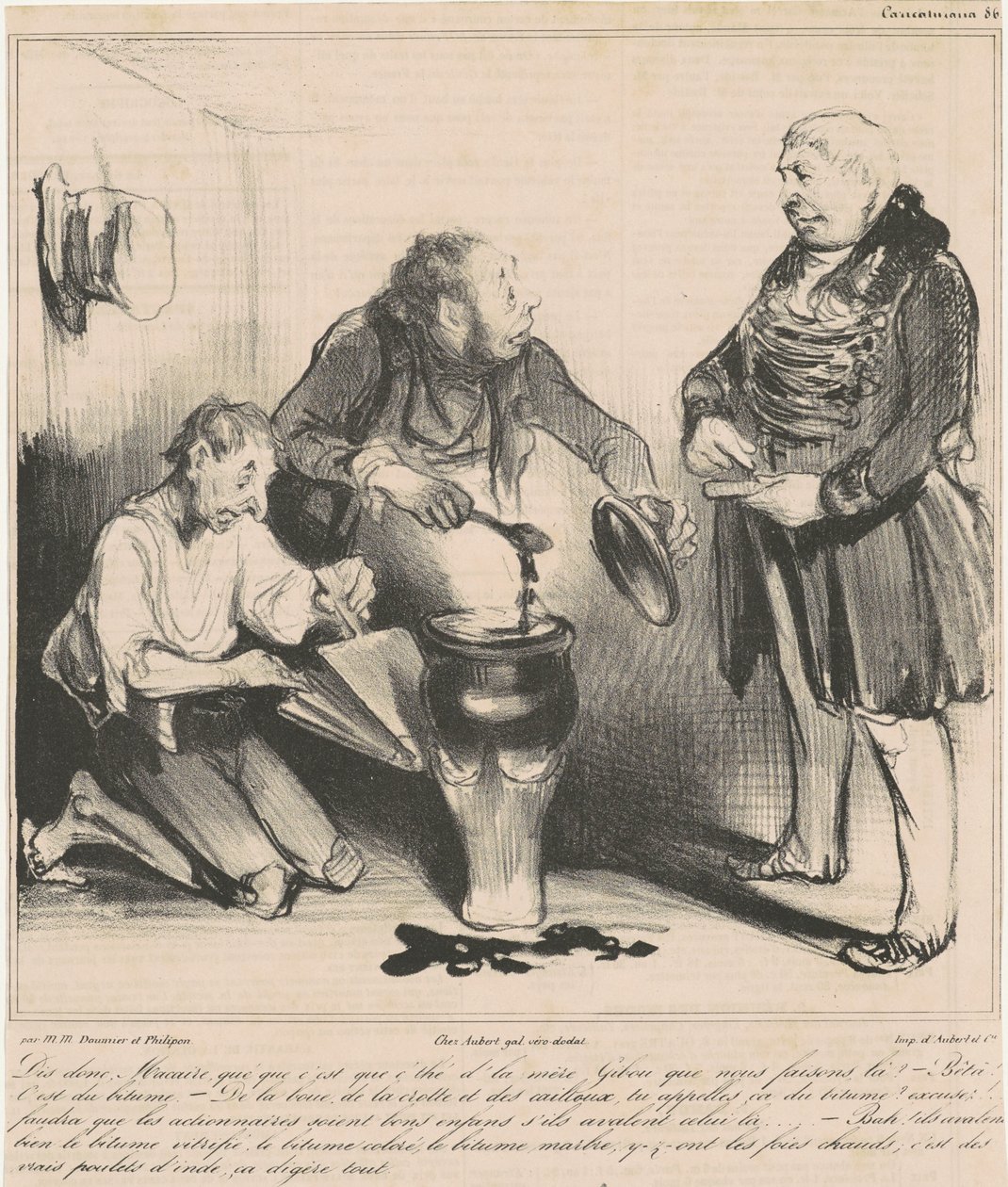Řekni mi, Macaire, co je to za čaj... od Honoré Daumier
