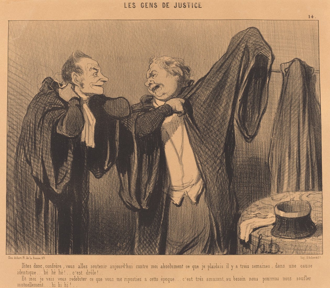 Řekni, bratře, budeš podporovat... od Honoré Daumier