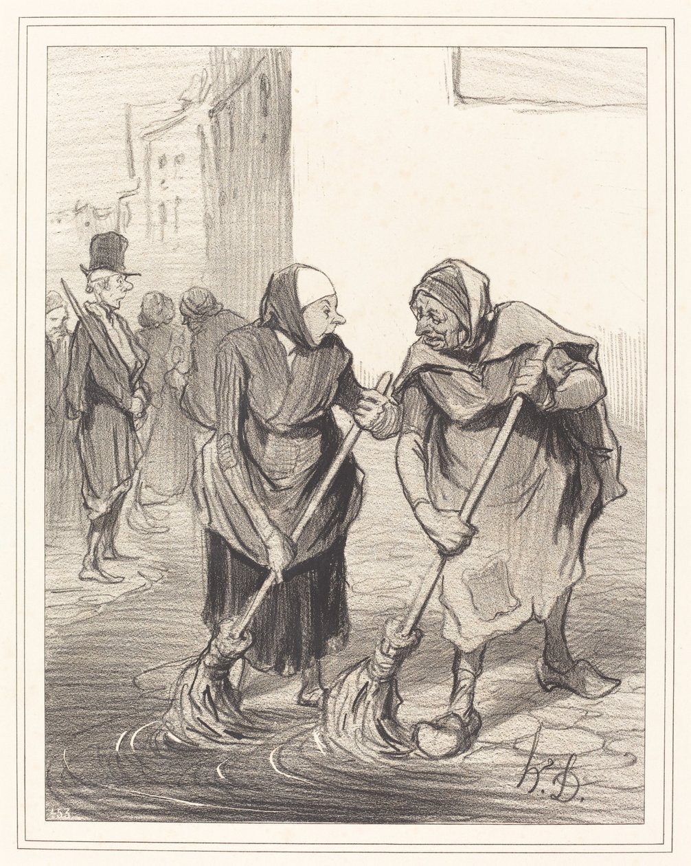 Řekni, mame Giboulardová... od Honoré Daumier