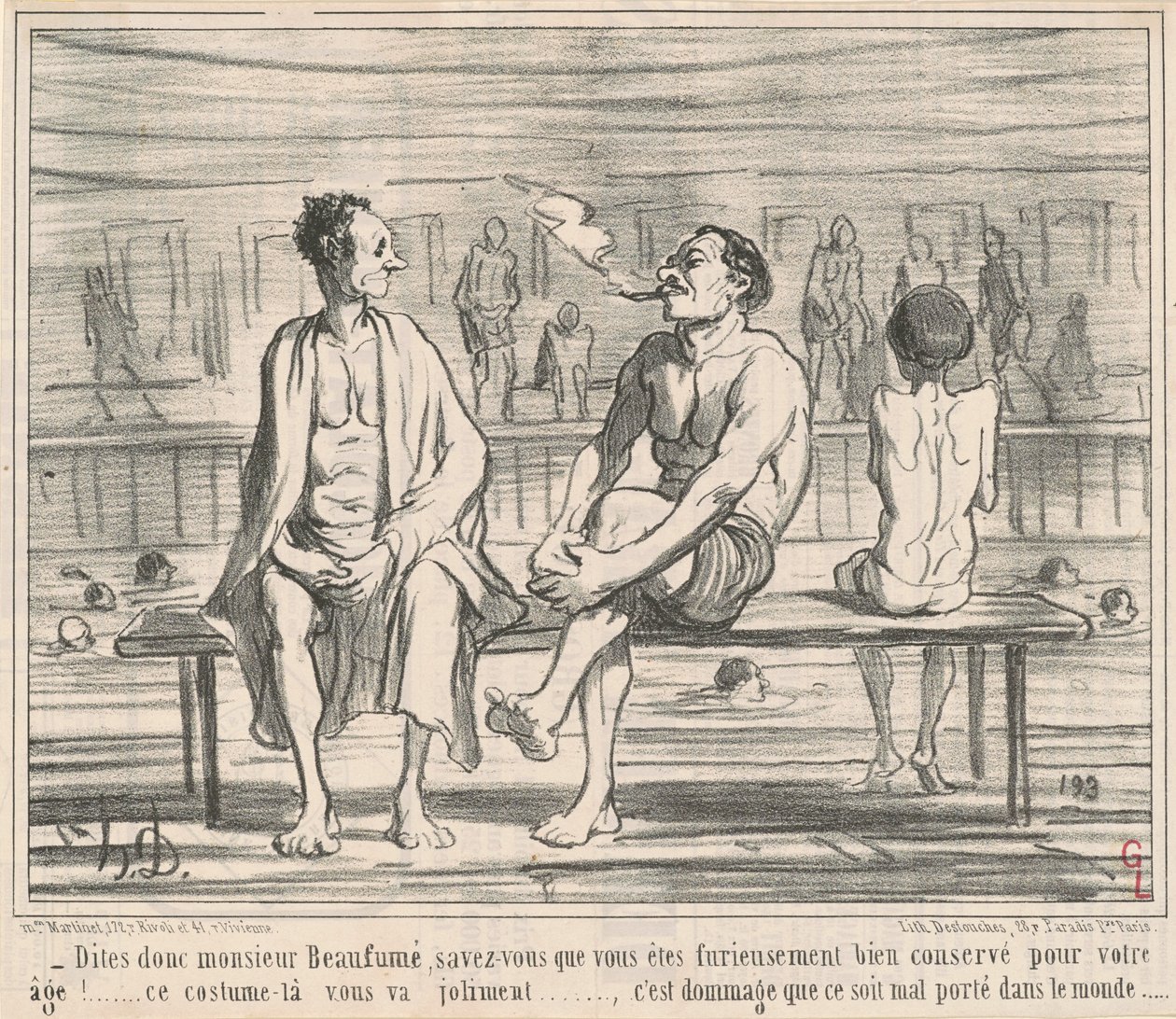 Řekněte, pane Beaufumé... od Honoré Daumier
