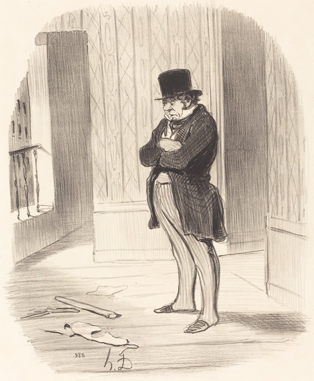 Přestěhoval!... od Honoré Daumier