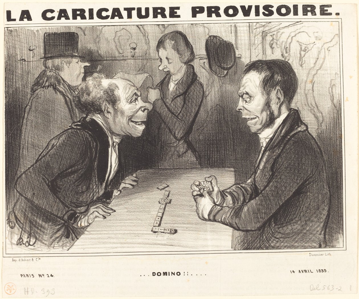 Domino!! od Honoré Daumier