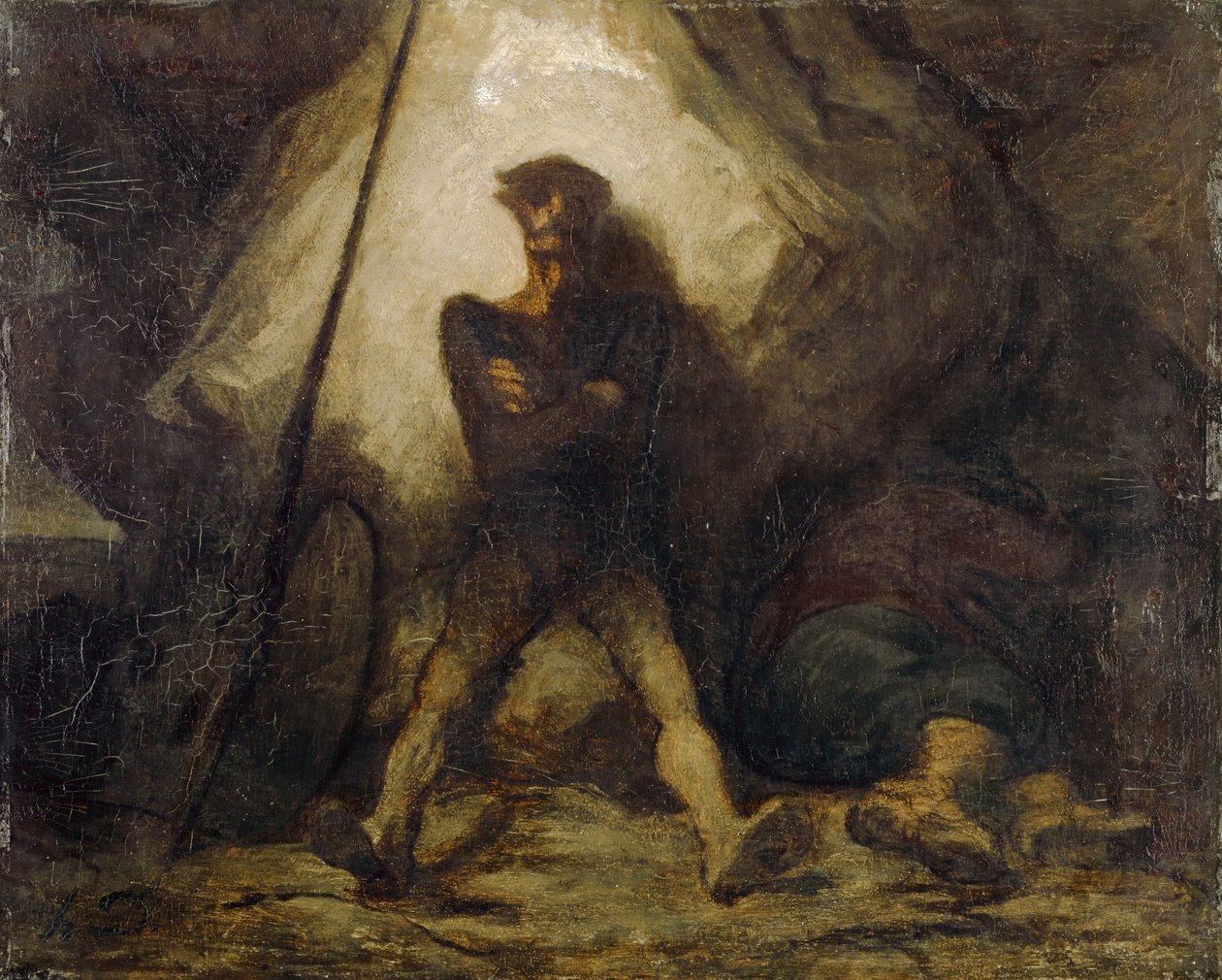 Vigilie dona Quijota, 1855-56 od Honoré Daumier