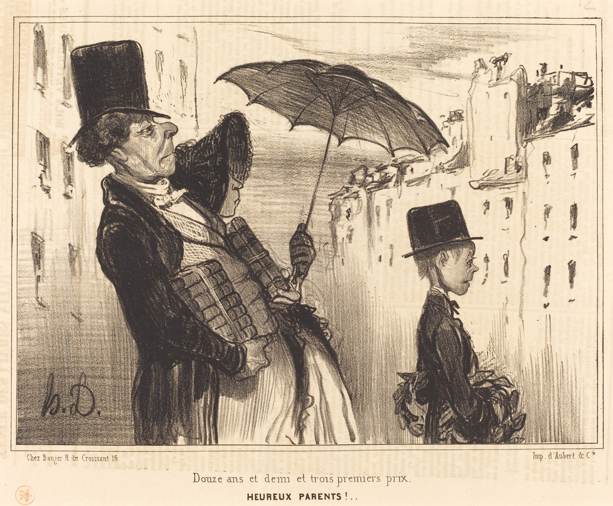 Dvanáct a půl a tři první ceny od Honoré Daumier