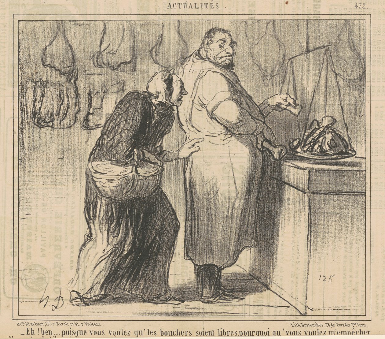 Ahoj! No... když chcete řezníky... od Honoré Daumier