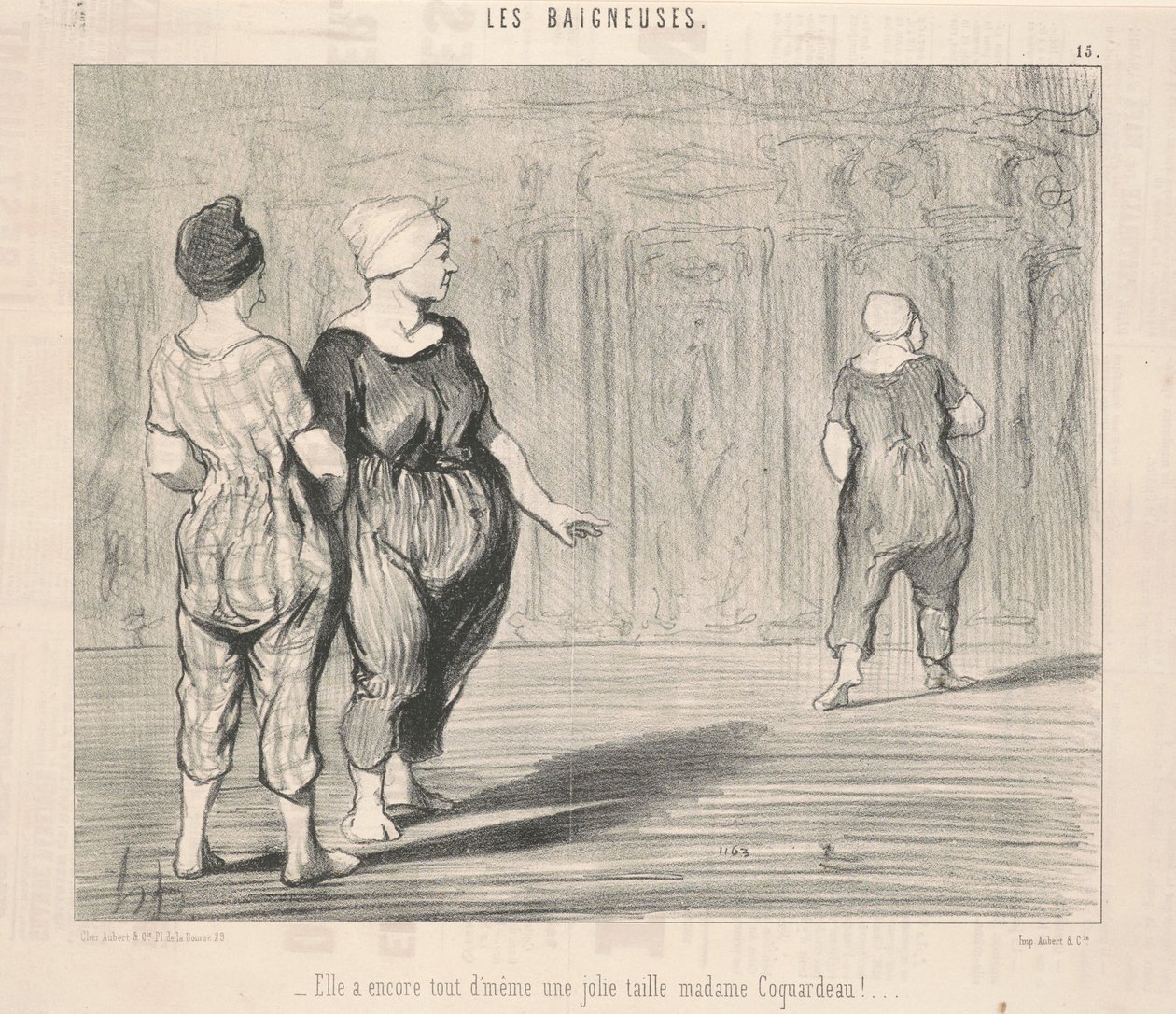 Pořád má... pěkný pas Madame Coquardeau! od Honoré Daumier