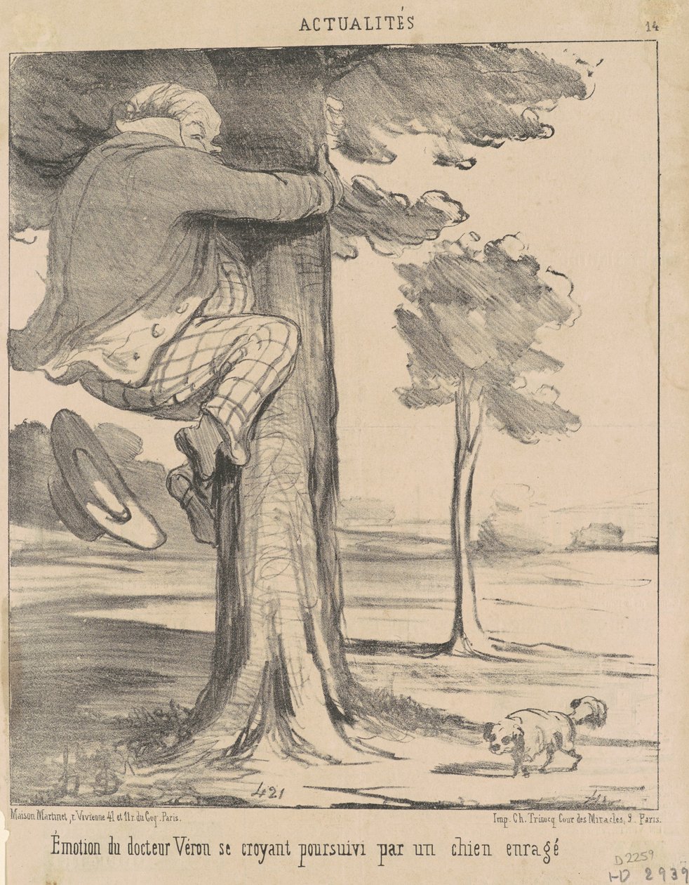 Emoce doktora Verona... od Honoré Daumier