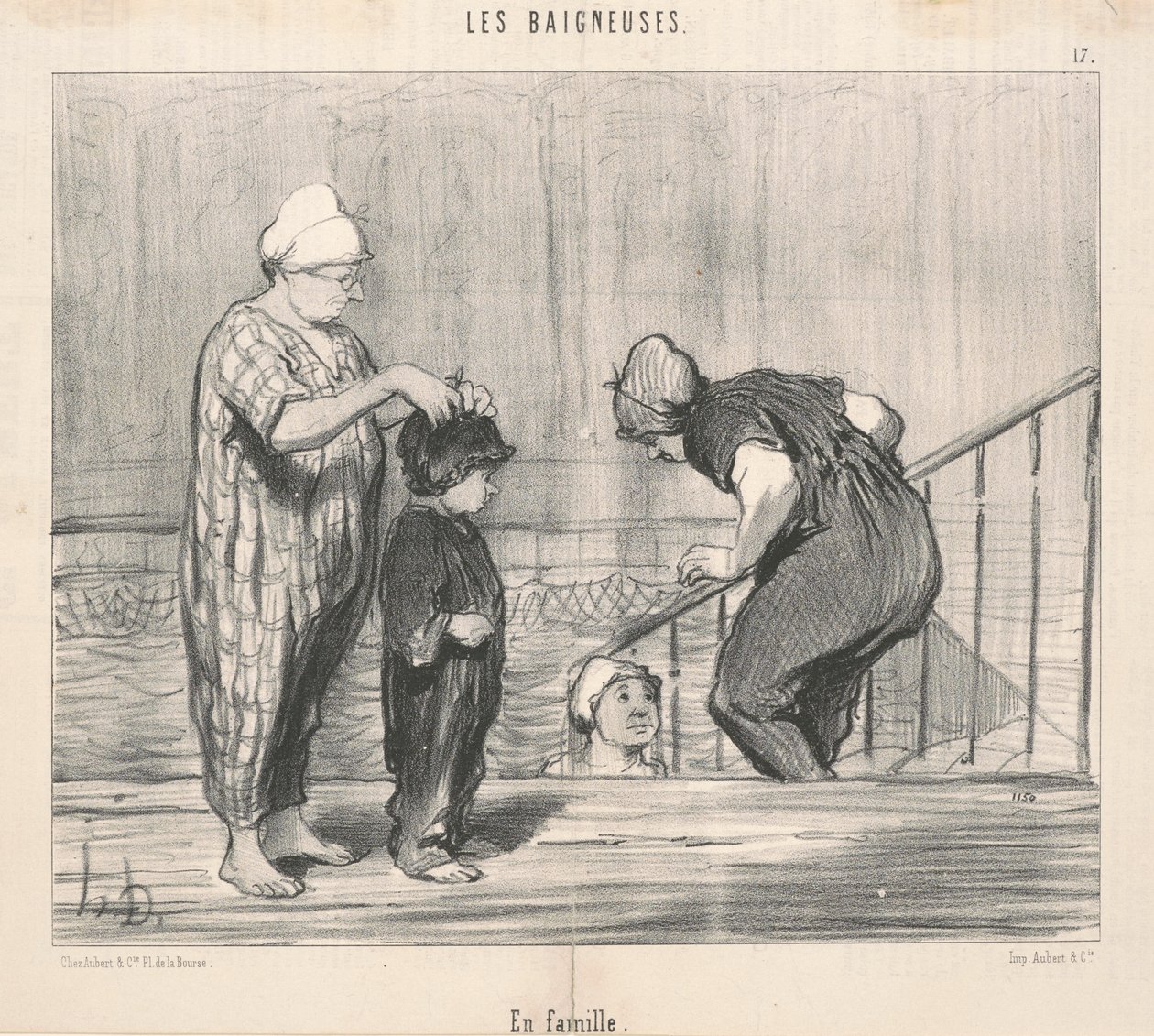 S rodinou od Honoré Daumier