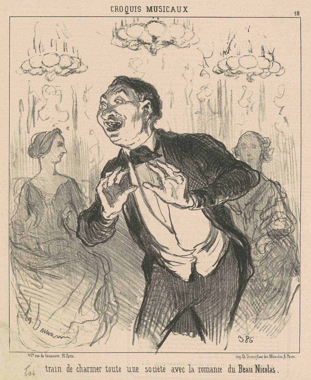 Okouzlující celou společnost... od Honoré Daumier