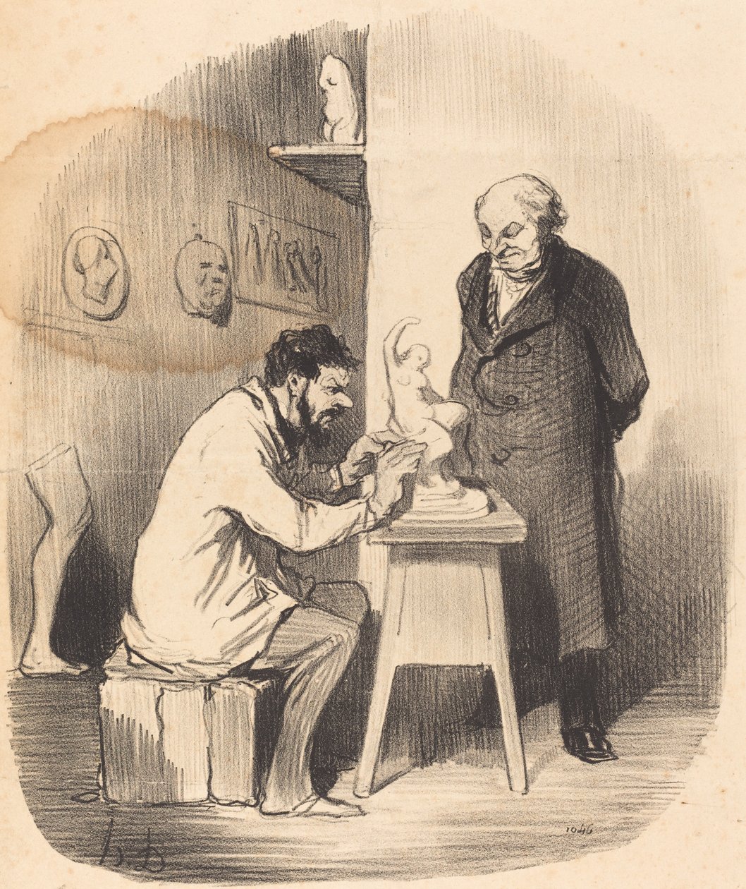 Jednoho dne tě k tomu budu muset přimět... od Honoré Daumier