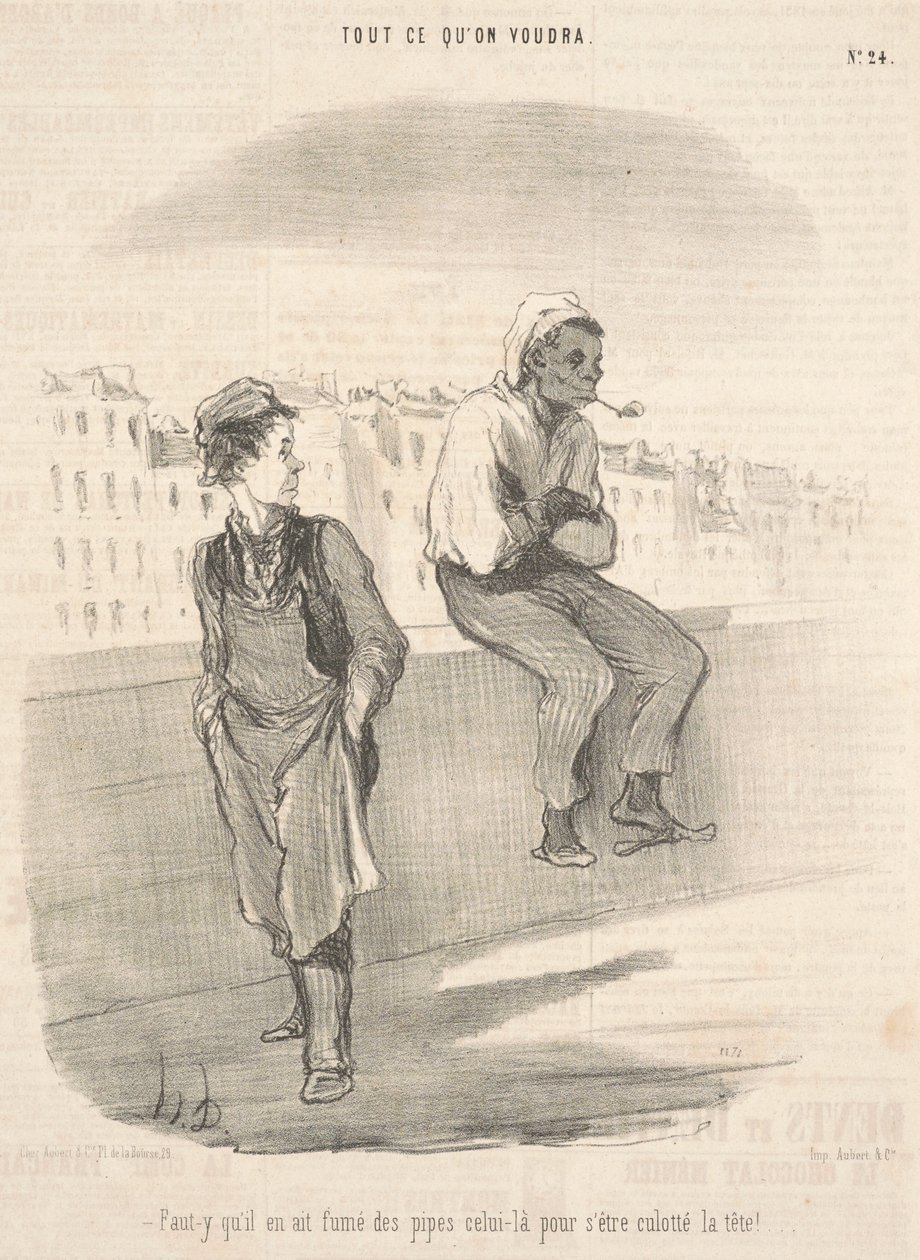 To musel kouřit dýmky od Honoré Daumier
