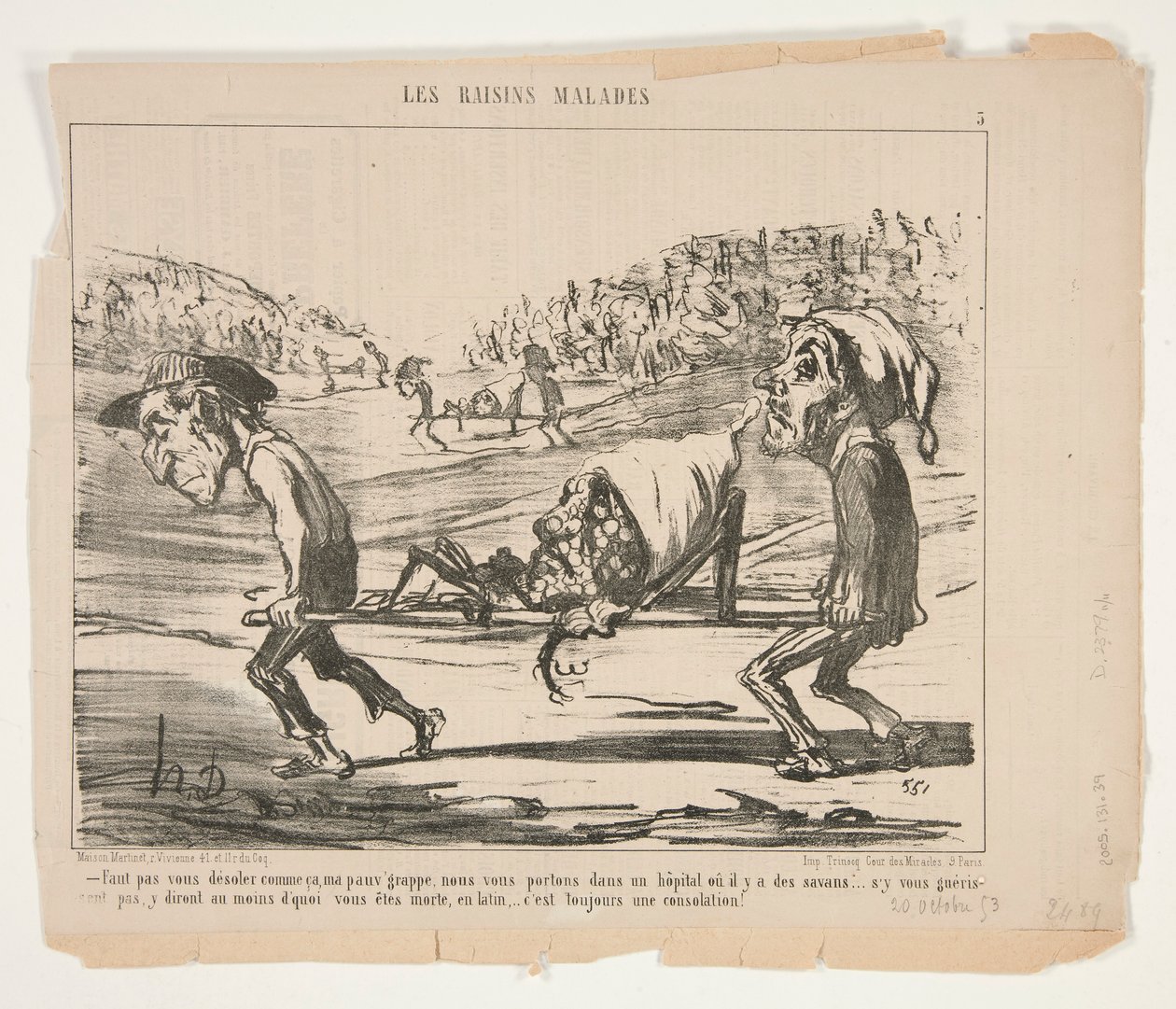 Takhle tě to nesmí mrzet, chudáčku od Honoré Daumier